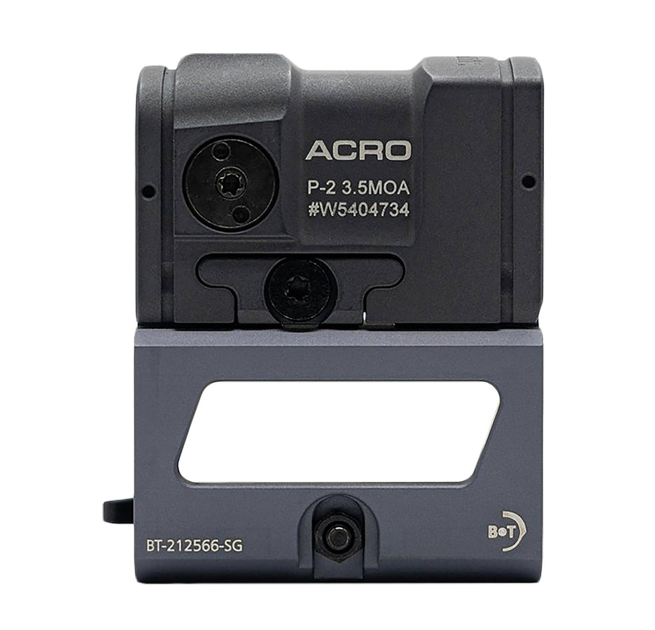 B&T Aimpoint ACRO P-2 Gray 1x 3.5 MOA Red Dot Sight with QD Mount