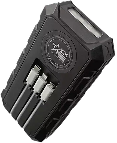 AGM Global Vision 6628XPB31 Solar Power Bank Black 5V 30000mAh Rugged