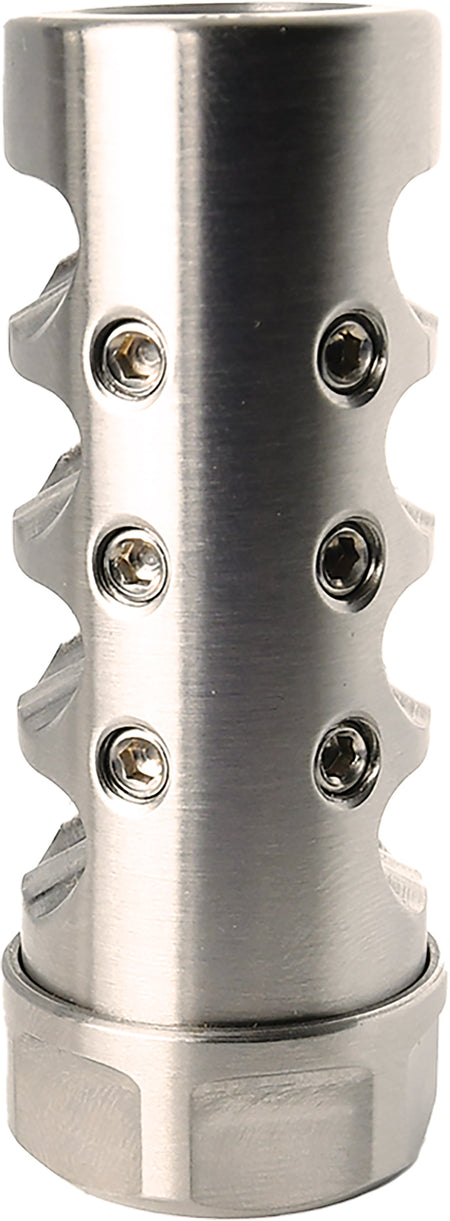 APA Gen 4 Little Bastard Self Timing Muzzle Brake Stainless 5/8"x24 Threads 6.5mm 2.70" OAL