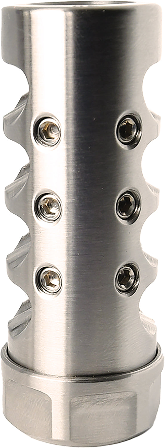 APA Gen 4 Little Bastard Self Timing Muzzle Brake Stainless 5/8"x24 Threads 30 Cal 2.70" OAL