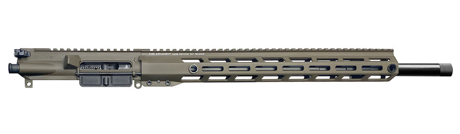 Rise Armament RA22ARCCUBRN18 .22 ARC AR-15 Complete Upper Receiver 18" 416R Stainless Steel Barrel, Brown Cerakote Finish