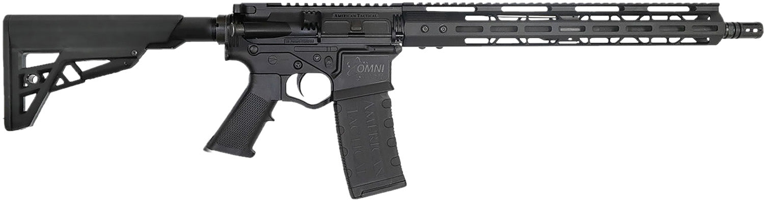 ATI ATIGOMX300ML15 Omni Hybrid 300 Blackout 30+1 16" Black Threaded Barrel, Black Picatinny Rail Polymer Receiver, 15" M-LOK Handguard, Adjustable Black Synthetic Stock, Black Polymer Grip