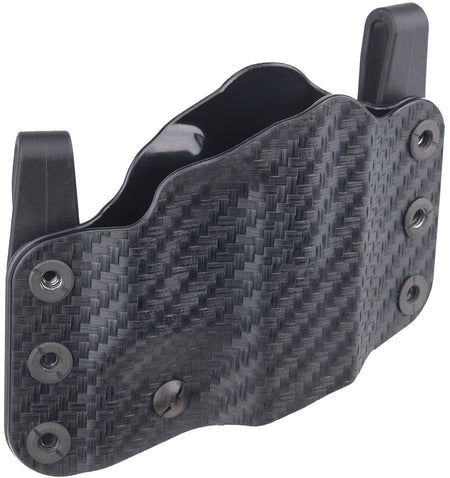 Derya Firearms D050718 DY9 IWB/OWB Kydex Holster Black Optics-Ready Adjustable Retention