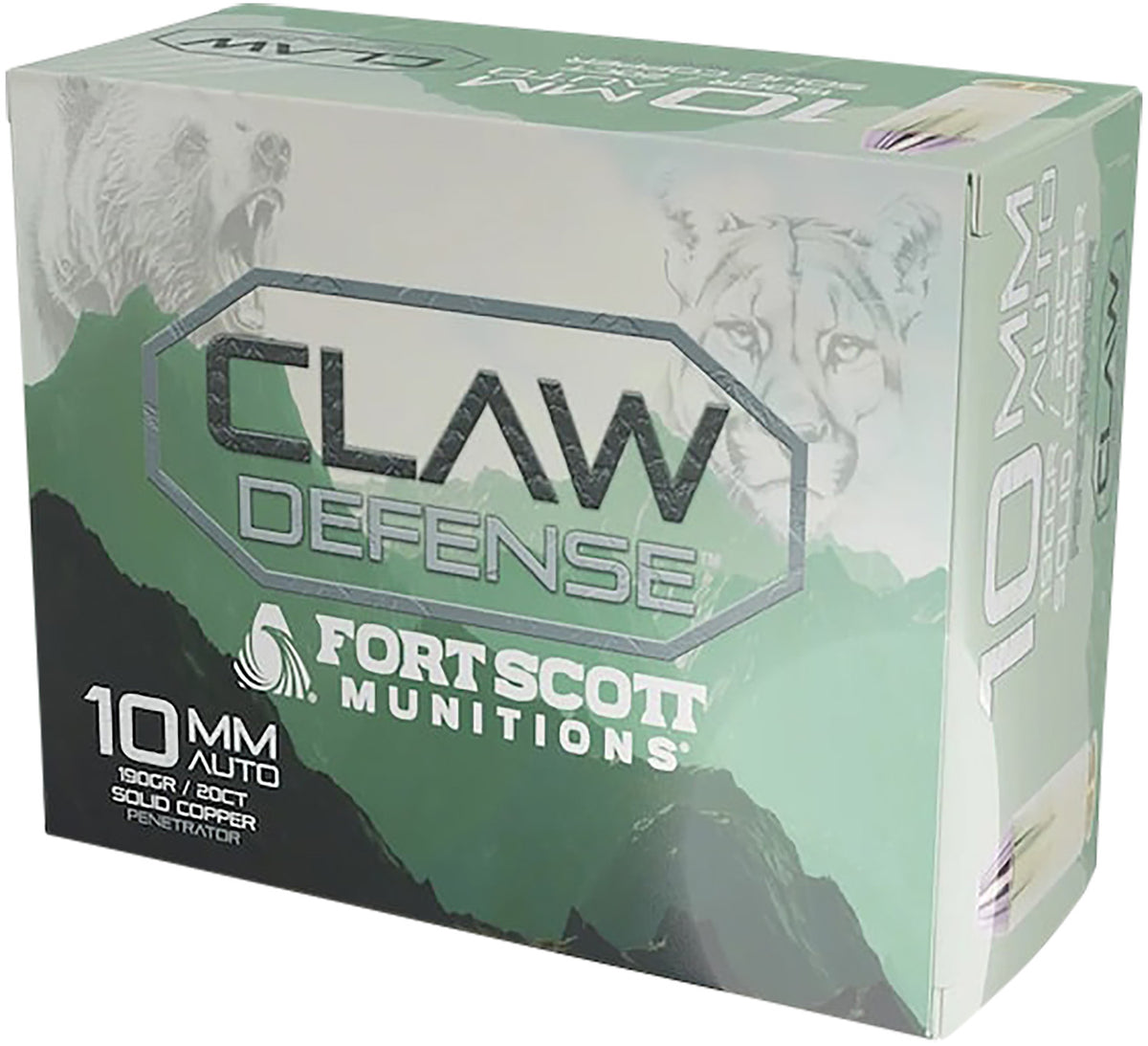 Fort Scott Munitions  10mm Auto 190 gr Solid ammo