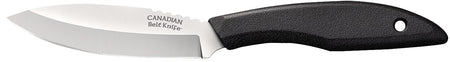 Cold Steel Canadian Belt Knife 4" Fixed Drop Point Blade, Cryo Quenched 4116 SS, Black Polypropylene Handle