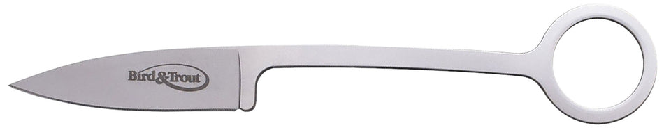 Cold Steel Bird & Trout 2.25" Fixed Drop Point AUS-8A SS Blade, Skeletonized Stainless Handle with Sheath
