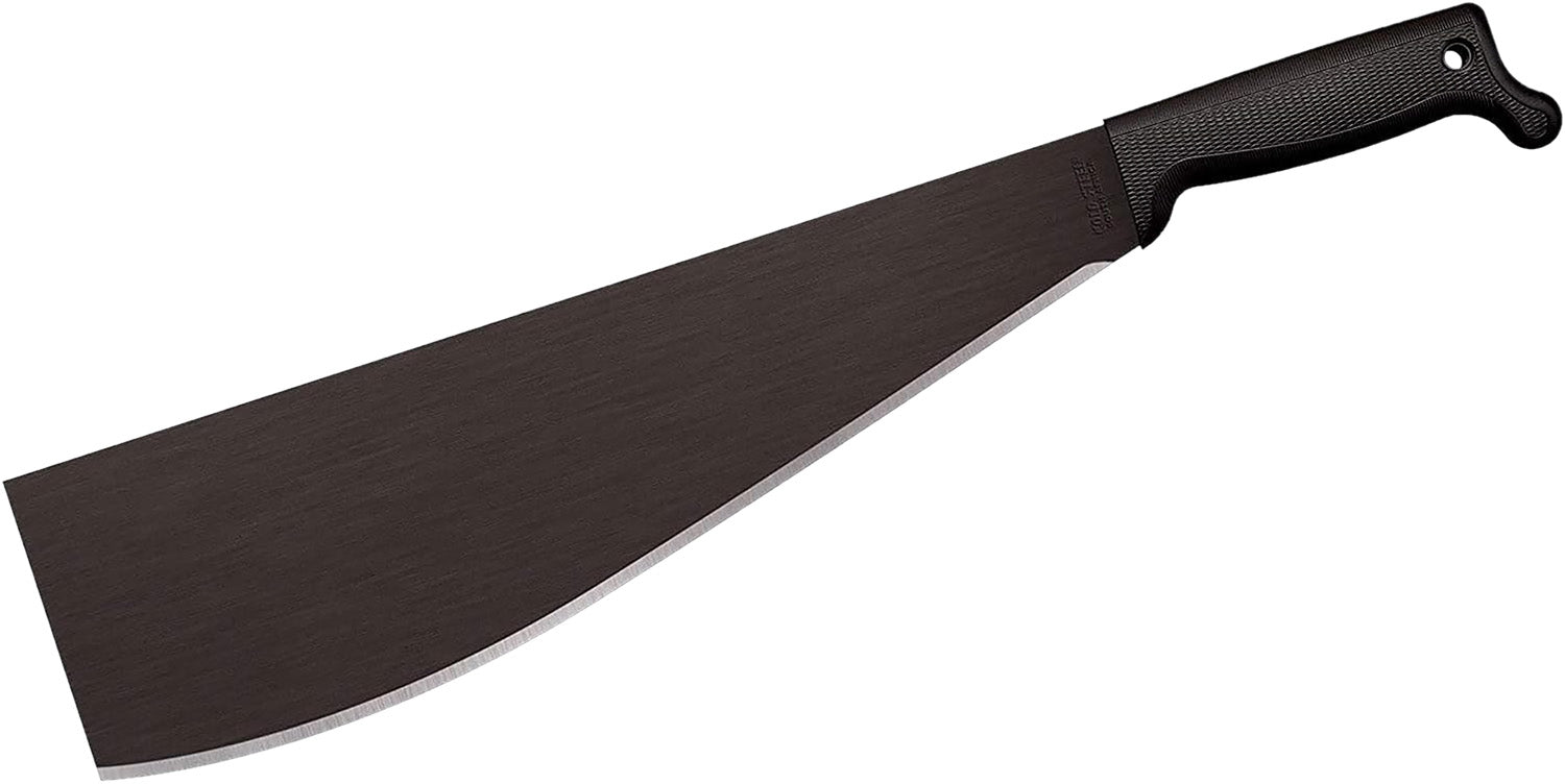 Cold Steel Heavy Machete 14.63" 65Mn Carbon Steel Blade, Polypropylene Handle, 20.25" OAL with Sheath