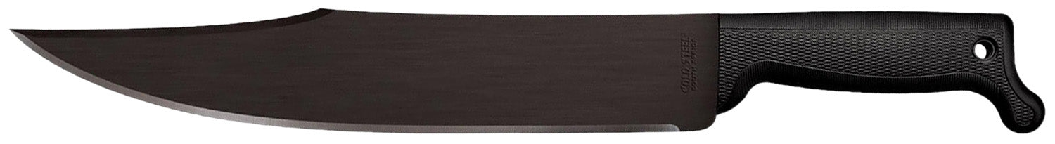 Cold Steel CS97BWM12S Bowie Machete 12" Black Matte Anti-Rust 65Mn Carbon Steel Blade with Sheath