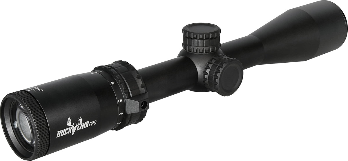 TruGlo Buckline Pro TGTG85394PXB 3-9x40mm Matte Black Rifle Scope with 1" Rings