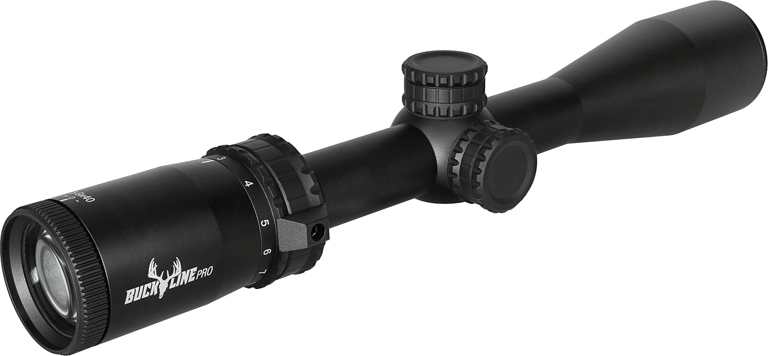 TruGlo Buckline Pro TGTG85394PXB 3-9x40mm Matte Black Rifle Scope with 1" Rings
