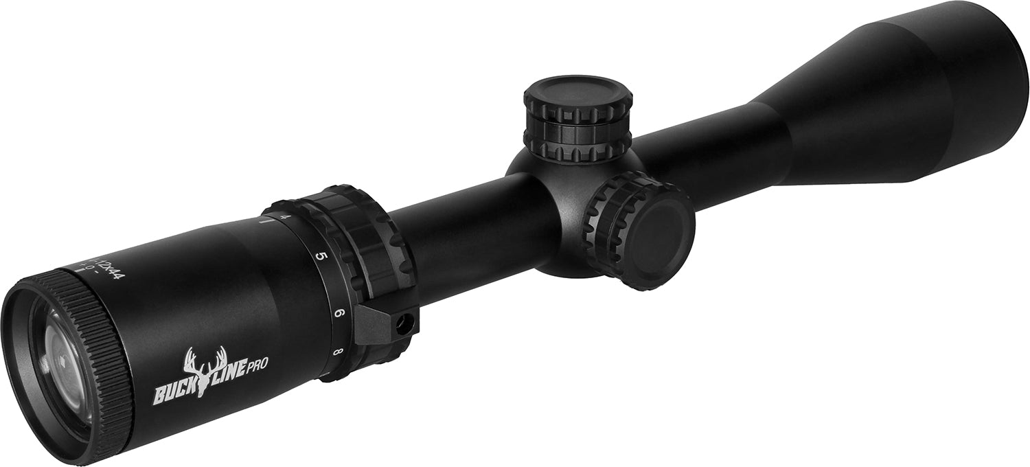 TruGlo Buckline Pro TGTG8541PXB 4-12x42mm Matte Black Rifle Scope with 1" Rings