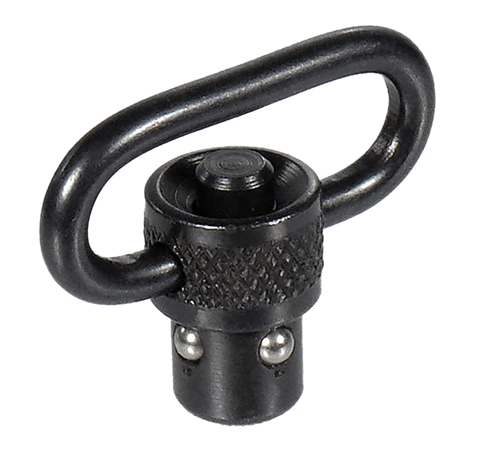 Leapers TLQDSW08A QD Push Button Sling Swivel Black Steel 1 Inch