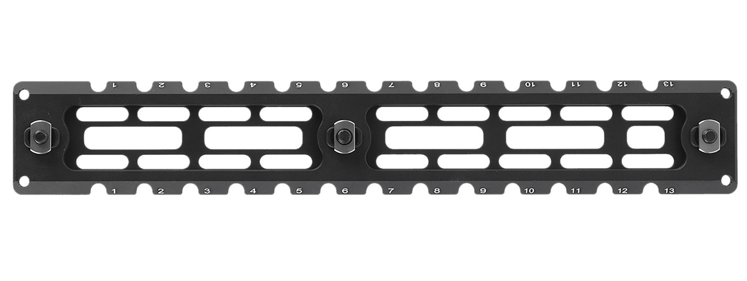 Leapers TLUMA03 ARCA Rail 6-Slot M-LOK 9.40" Matte Black Anodized Aluminum
