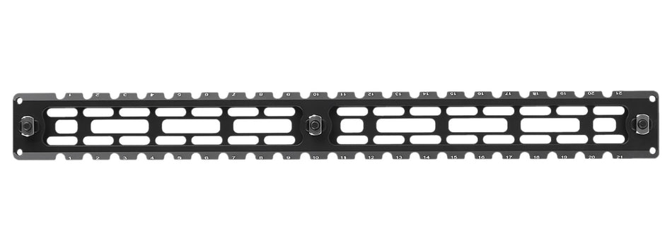 Leapers TLUMA04 ARCA Rail 9-Slot M-LOK 14.20" Matte Black Anodized Aluminum