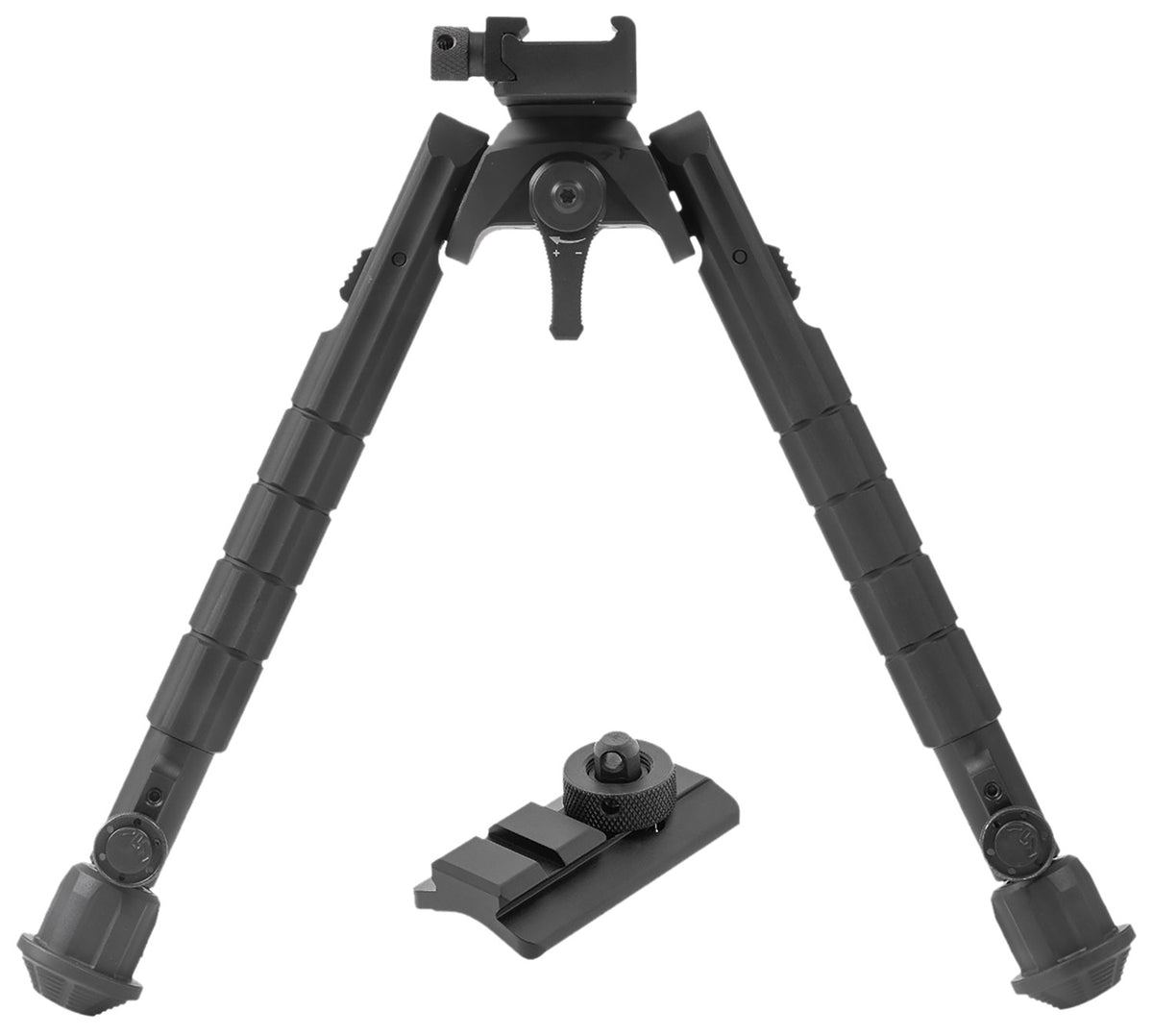 Leapers TLBP03B Bipod Black Anodized Aluminum 8-12 Inch