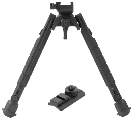 Leapers TLBP03B Bipod Black Anodized Aluminum 8-12 Inch