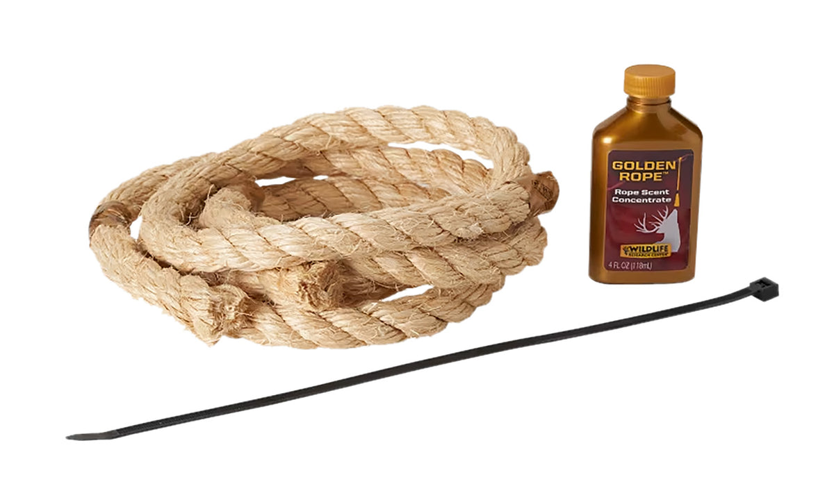 Wildlife Research 391 Golden Rope Scent Rope Kit Deer Attractant with Concentrate