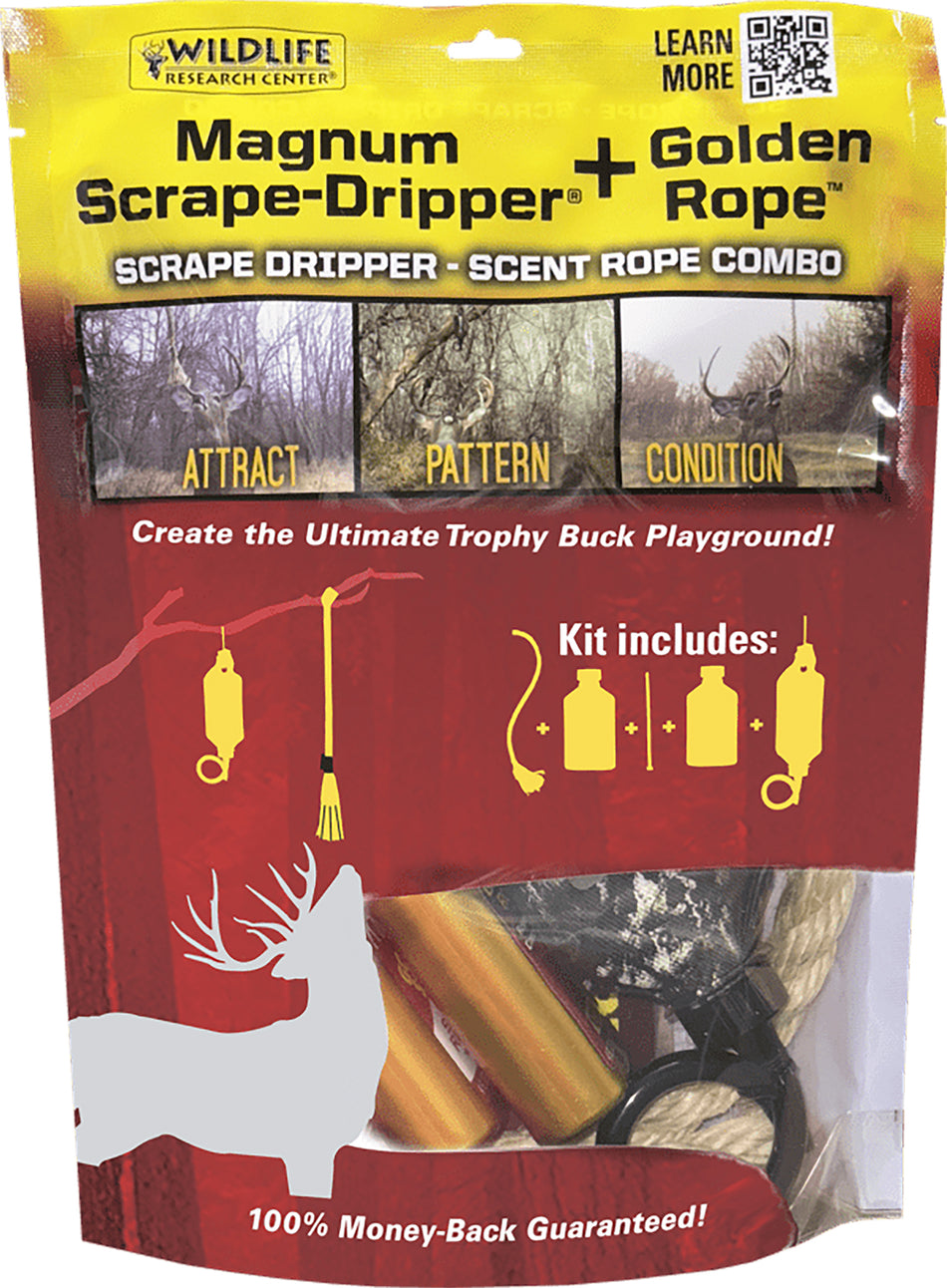 Wildlife Research 395 Golden Rope Deer Attractant Combo Kit with Dripper and Scent