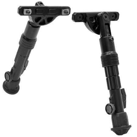 Leapers TLBPDM01 FLEX Recon Bipod Black Anodized Aluminum M-LOK