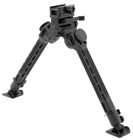 Leapers TLBPFS01A Big Bore Bipod Black Anodized 9-14 Inch Aluminum Steel