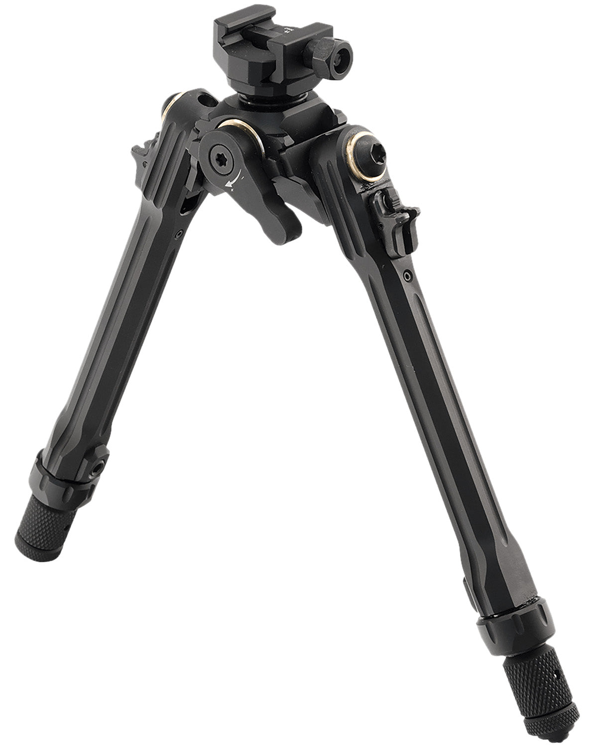 Leapers TLUBP01 Bipod Black Anodized 8.50-11 Inch Aluminum Steel Picatinny