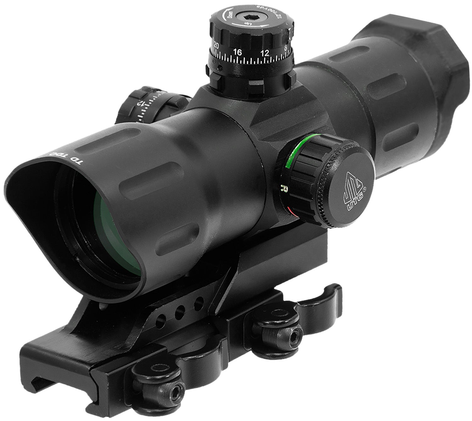 UTG SCPTDTDQ ITA 6" Tube Red/Green T-Dot Reticle Sight with QD Mount