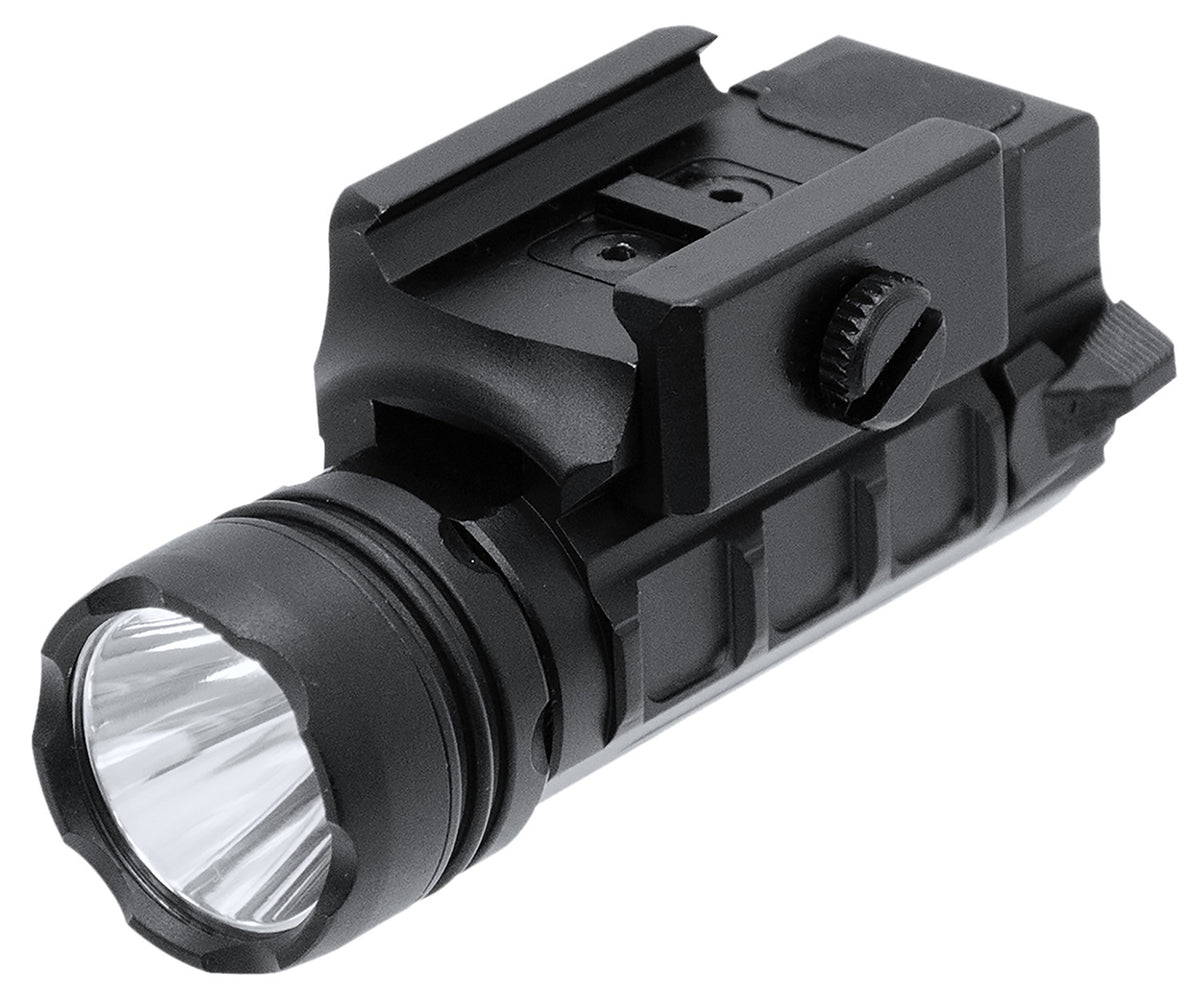 Leapers LTELP123RA Pistol Tactical Light Black Aluminum 400 Lumens Picatinny Mount