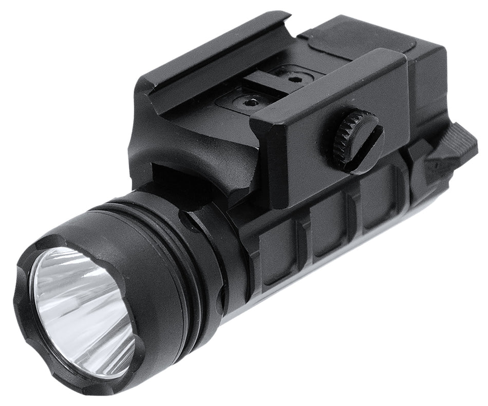 Leapers LTELP123RA Pistol Tactical Light Black Aluminum 400 Lumens Picatinny Mount