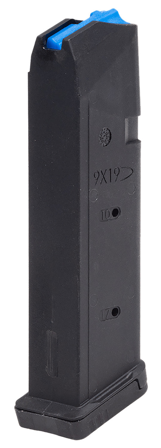 Leapers 17rd 9mm Glock Compatible Black Polymer Handgun Magazine