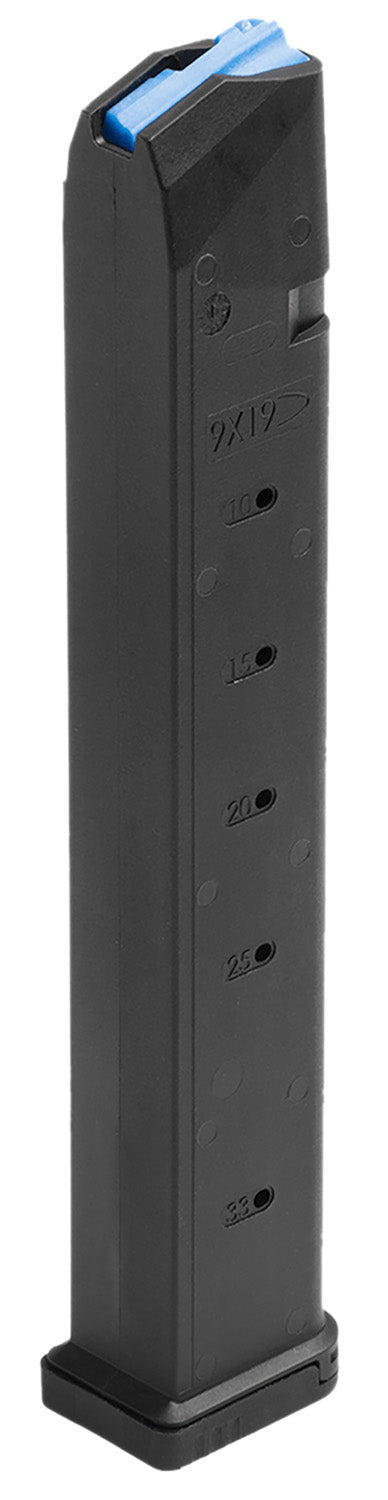 Leapers 33rd 9mm Glock Compatible Black Polymer Handgun Magazine