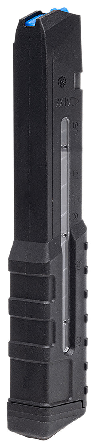 Leapers 33rd Windowed 9mm Glock Compatible Black Polymer Handgun Magazine