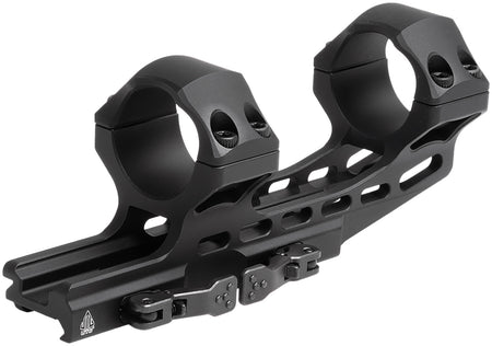 UTG AIR32250Q ACCU-SYNC 30mm QR Picatinny Cantilever Mount High Profile Matte Black