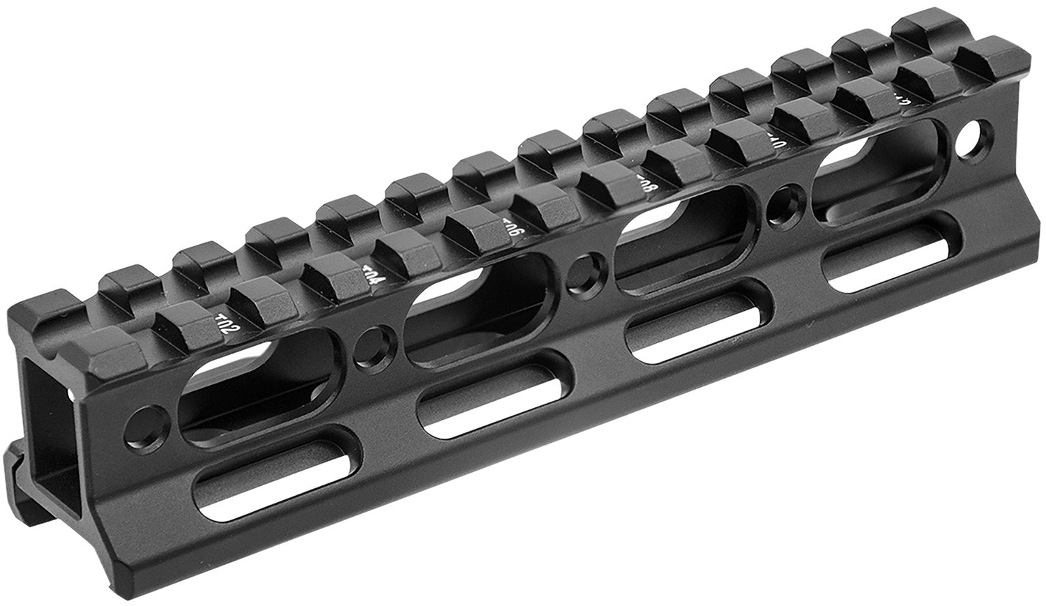 Leapers MTRSX1L 13-Slot Picatinny Riser Mount 5.5in Matte Black Anodized Aluminum