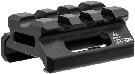 Leapers MTRSX5S Picatinny Weaver Riser Mount Matte Black Anodized Aluminum 1.57in