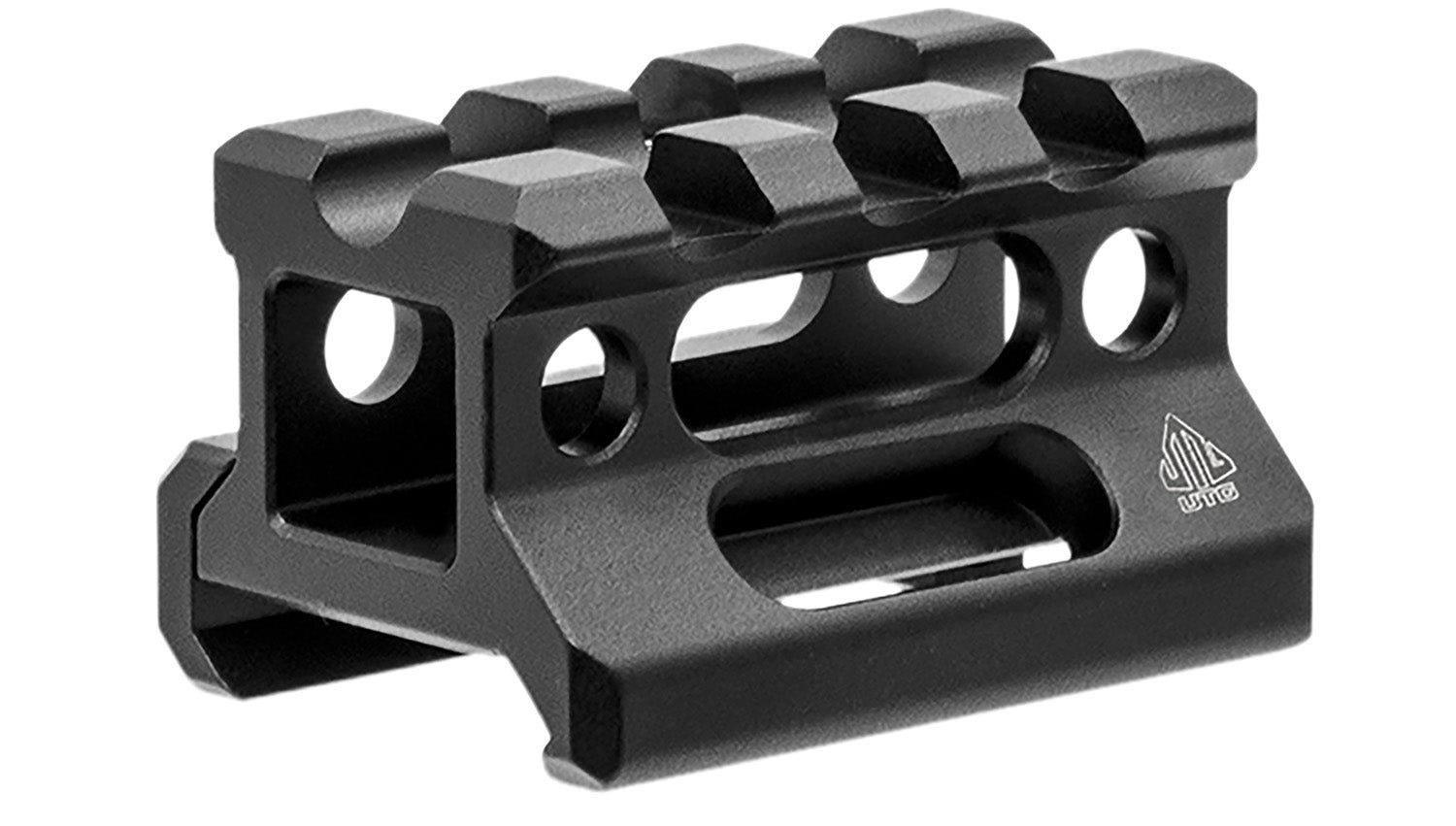 Leapers MTRSX7S Picatinny Riser Mount Matte Black Anodized Aluminum 0.75in Saddle Height