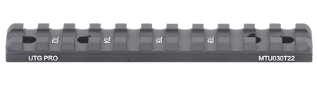 Leapers MTU030T22 Ruger 10/22 Optic Mount Matte Black Anodized Aluminum 11 Slots