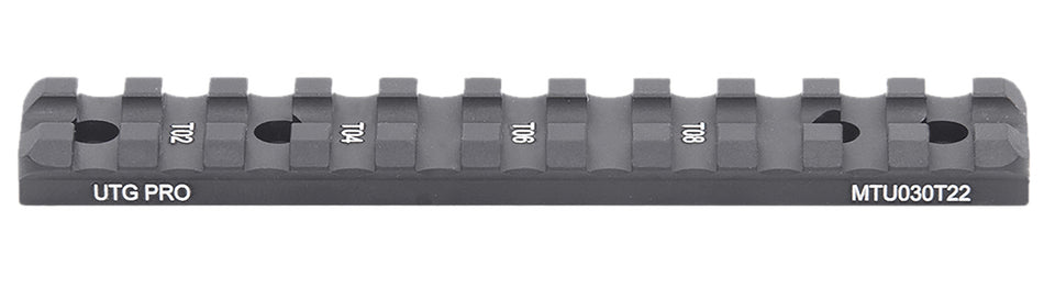 Leapers MTU030T22 Ruger 10/22 Optic Mount Matte Black Anodized Aluminum 11 Slots