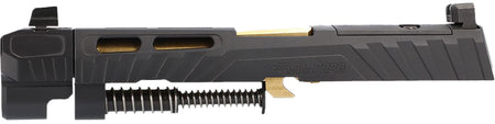 Sig Sauer 8901002 P320 9mm Luger Gold/Black Stainless Optic Ready Slide with XRAY3 Sights