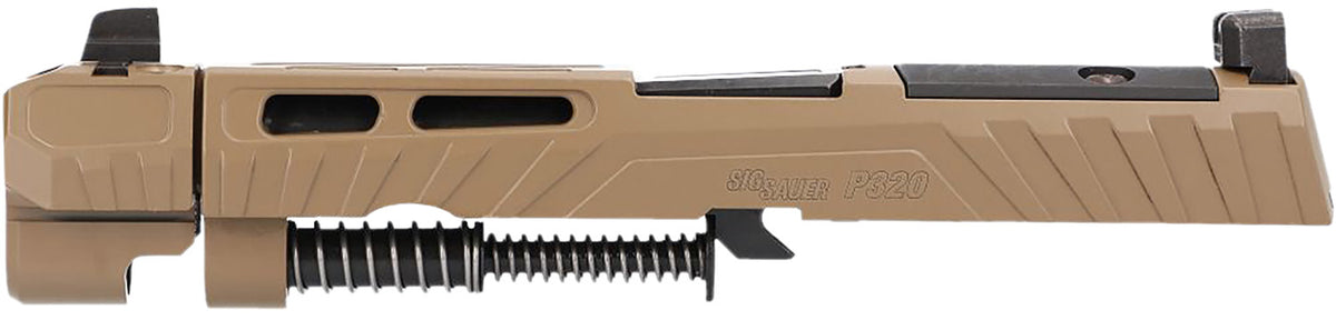 Sig Sauer 8901129 P320 9mm Luger Coyote Brown Stainless Optic Ready Slide with XRAY3 Sights