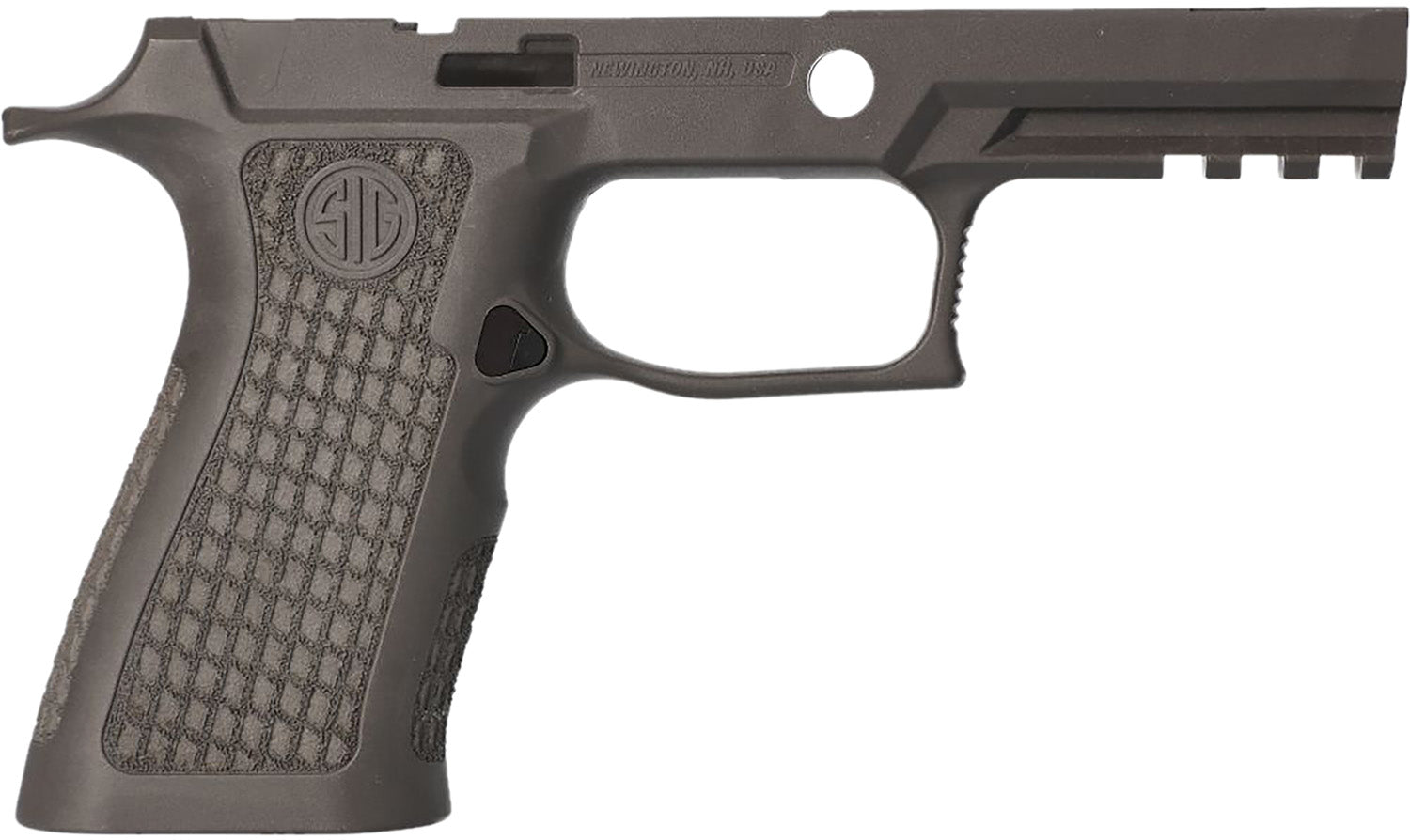 Sig Sauer 8900823 TXG Laser-Engraved Grip Module Grey Polymer Fits Sig P320