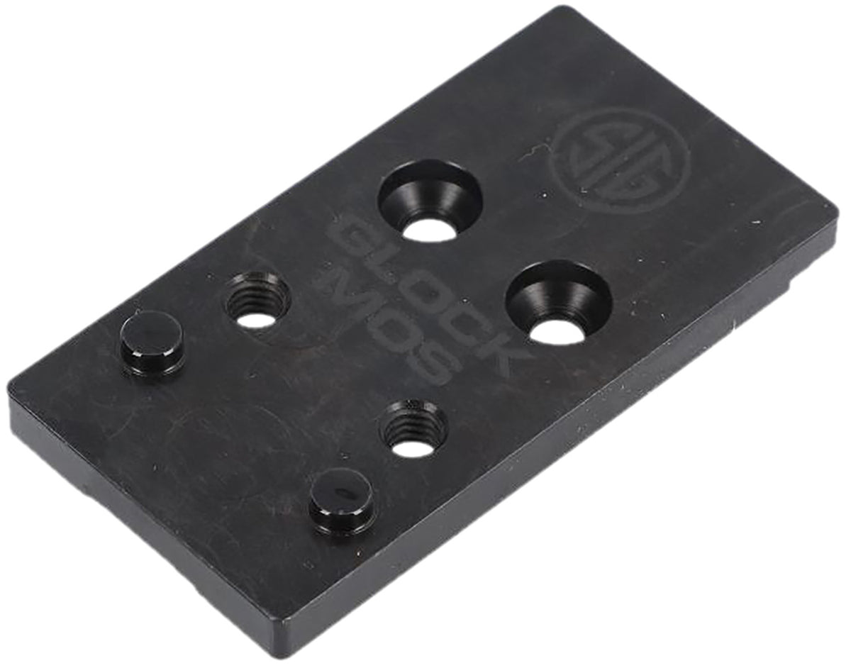 Sig Sauer SOR2M102 Romeo2 Adapter Plate Black for Glock MOS Handgun