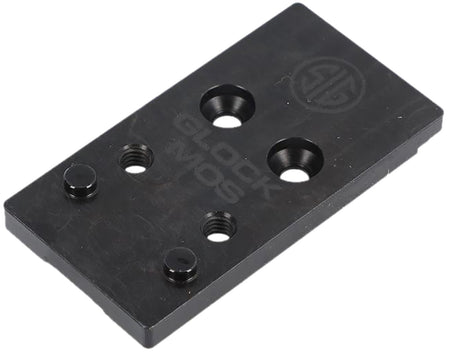 Sig Sauer SOR2M102 Romeo2 Adapter Plate Black for Glock MOS Handgun