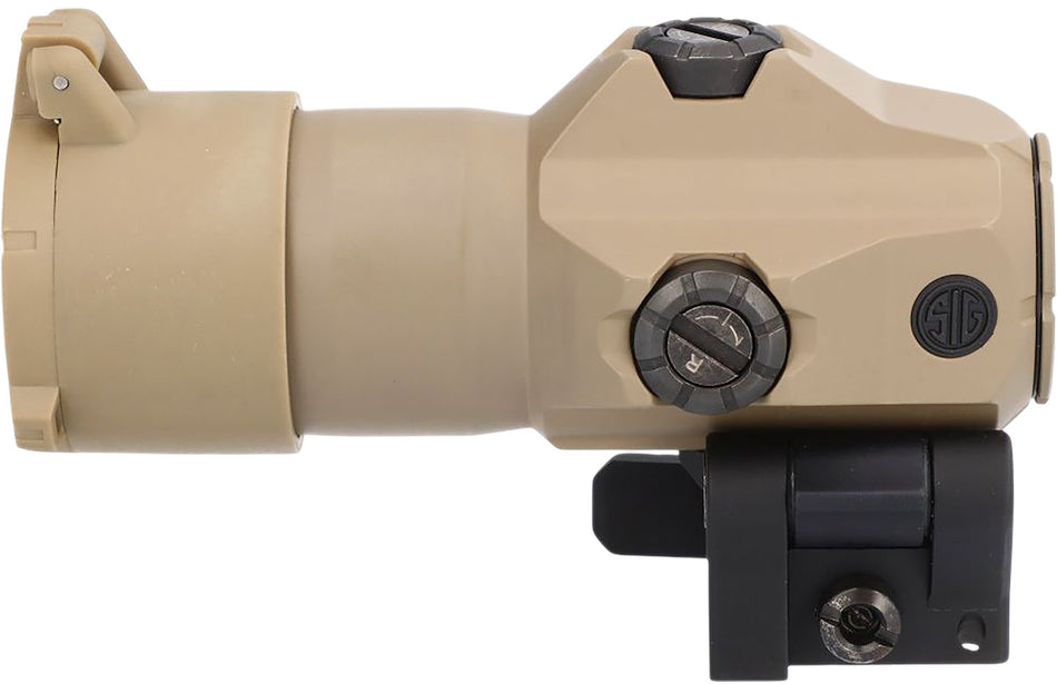 Sig Sauer Juliet4 Magnifier Flat Dark Earth 4x24mm with PowerCam 90 QR Mount