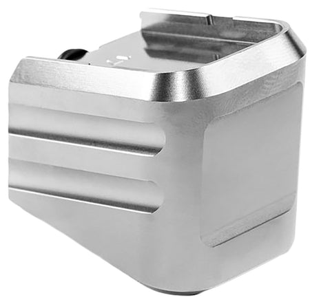 Cross Armory CRG+0MEG17SV +0 Magazine Extension for Glock 17/22/31 Gen 1-5 Silver Aluminum