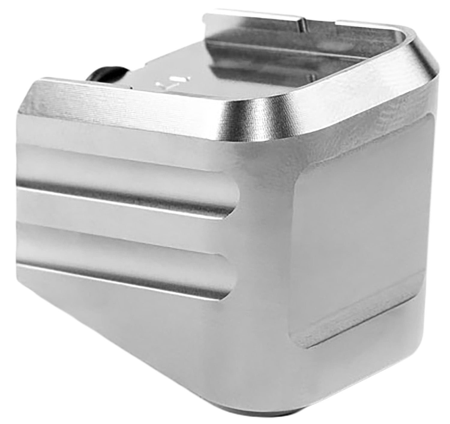 Cross Armory CRG+0MEG19SV +0 Magazine Extension for Glock 19/23/32 Gen 1-5 Silver Aluminum