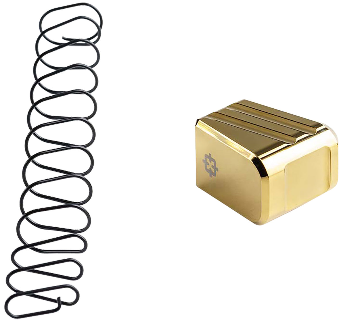 Cross Armory CRG+5MEG17GD +5 Magazine Extension for Glock 17/22/31 Gen 1-5 Gold Aluminum