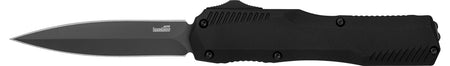 Kershaw 9000DE Livewire Automatic 3.45" OTF Double Edge Spear Point CPM MagnaCut Blade, Black Anodized Aluminum Handle