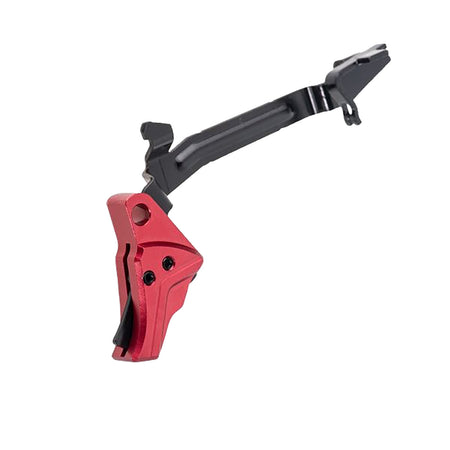 Tyrant CNC TDGTRIG34REDBLACKBAR I.T.T.S Trigger and Bar Red/Black for Glock Gen3-4