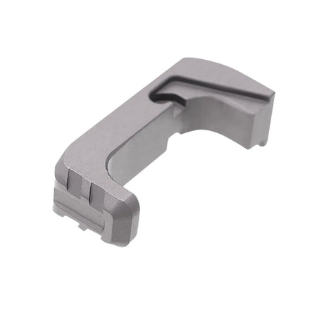 Tyrant CNC Extended Magazine Release for Glock Gen4-5 - Grey Aluminum