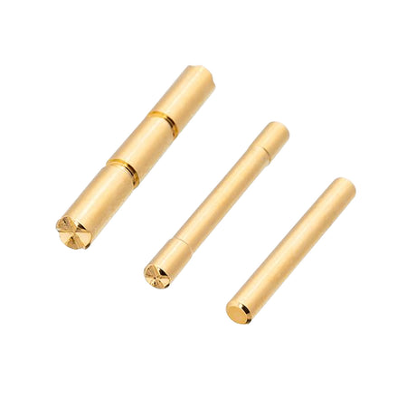 Tyrant CNC Diamond Cut Enhanced Takedown Pins for Glock Gen3 - Gold Stainless Steel